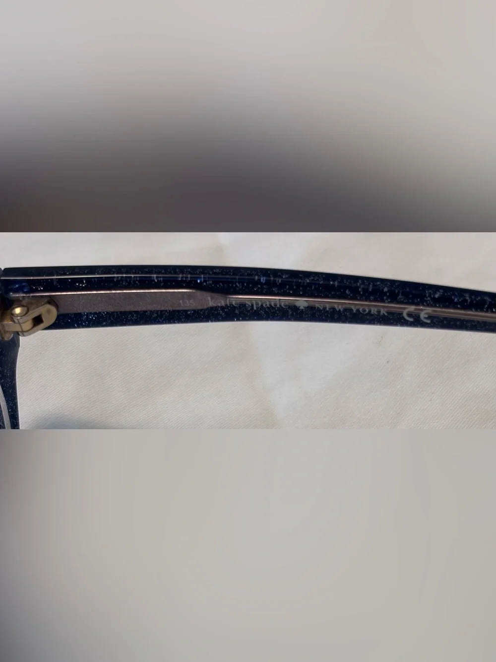 Kate Spade VIVI Navy Blue Glitter Cat Eye Eyeglasses Frames